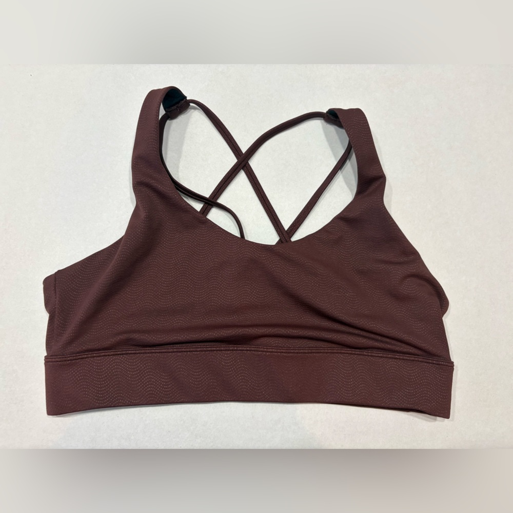 Zyia Light N Tight bra dark red size XL new without tags pads not included